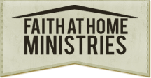 Here's an alt tag for the image: Faith At Home Ministries logo